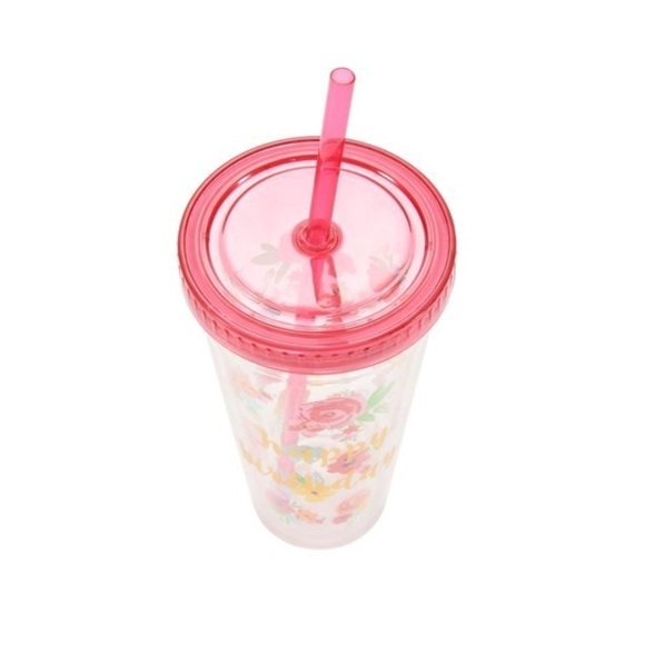💋 New Pioneer Woman Happy Birthday 24-Ounce Tumbler, Pink & Pretty Blue - Picture 7 of 8